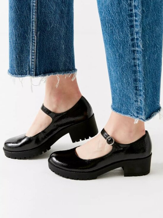 Urban Outfitters Shoes - New In Box Urban Outfitters Daria Treaded Mary Jane In Black